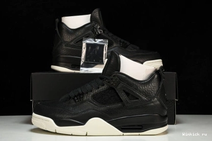 4 Retro Black Hair Pony Jordan 0727